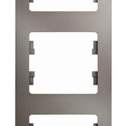 Рамка 3 поста Systeme Electric GLOSSA, вертикальная, платина GSL001207 Рамка 3 поста Systeme Electric GLOSSA, вертикальная, платина GSL001207