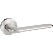 Ручка дверная Новара AL Е49 матовый никель (Lockit)