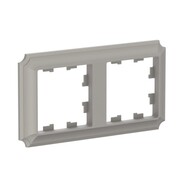 Рамка 2-постовая универсальная Systeme Electric (Schneider Electric) Atlas Design Antique, шампань ATN100502 Рамка 2-постовая универсальная Systeme Electric (Schneider Electric) Atlas Design Antique, шампань ATN100502
