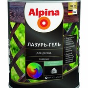 Alpina Лазурь-гель для дерева шелк.-мат. бесцветная 2,5л/2,13кг