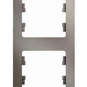 Рамка 4 поста Systeme Electric GLOSSA, вертикальная, платина GSL001208
