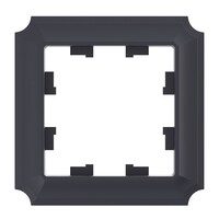 Рамка 1-постовая универсальная Systeme Electric (Schneider Electric) Atlas Design Antique, карбон ATN101001