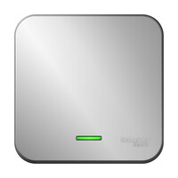 SE Blanca наруж Алюминий Выключатель 1-клавишный с подсветкой 10А, 250B, изолир. пластина, Systeme Electric, Алюминий, BLNVA101113